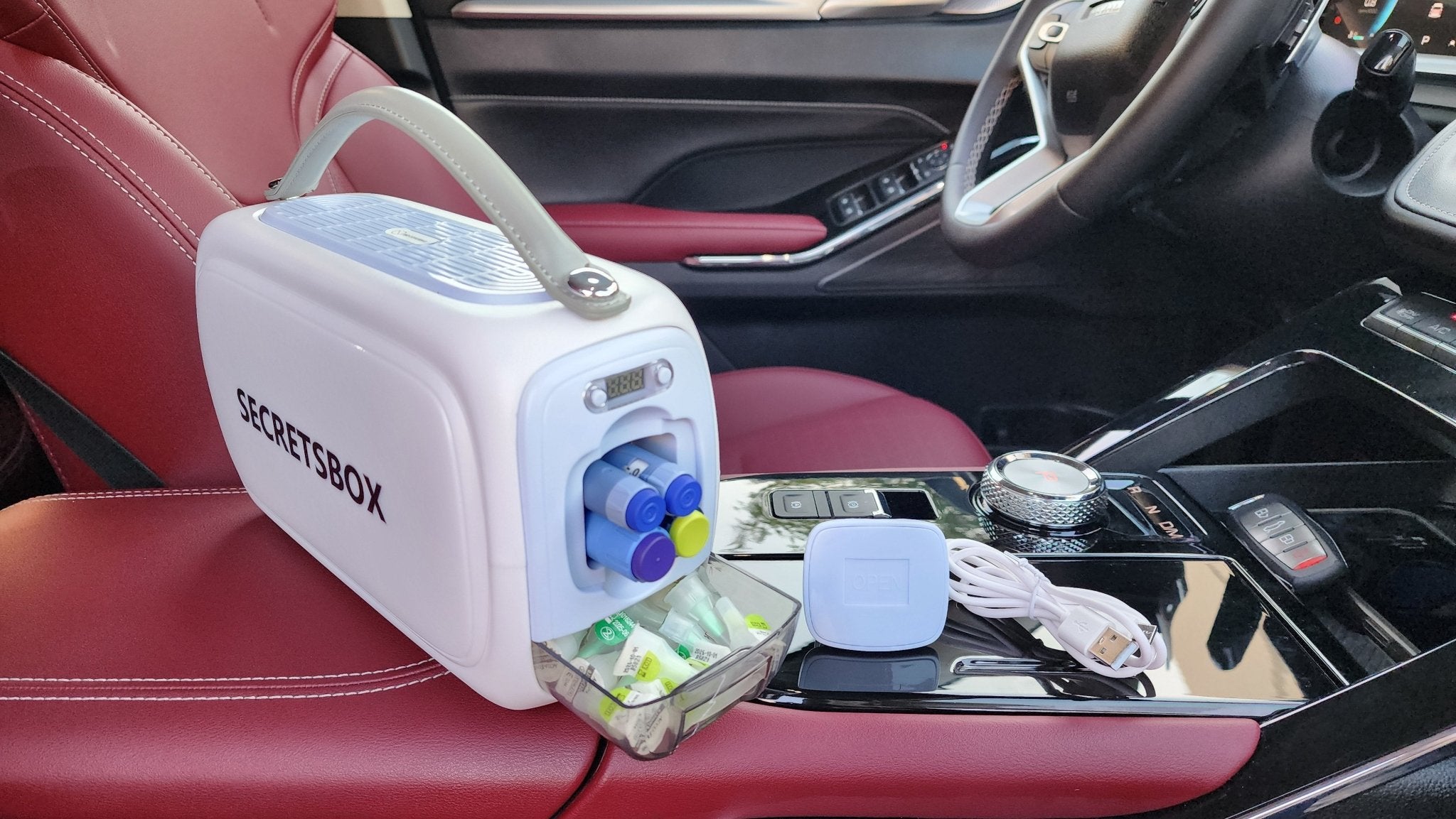 Insulin Portable Fridge, Medicine Cooler Travel Case. - zozitta