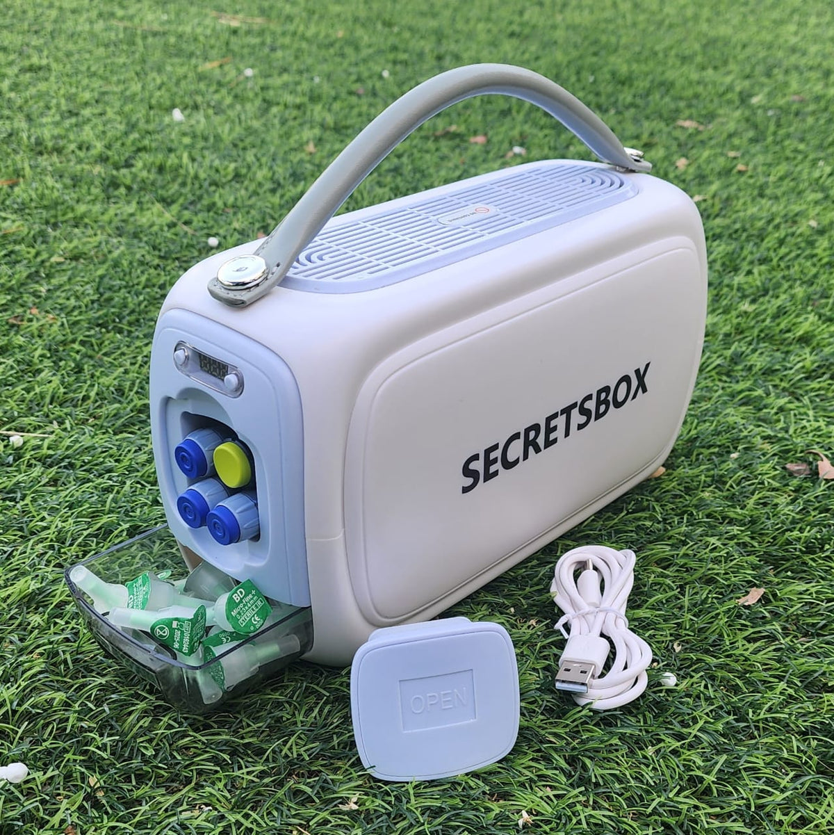 Insulin Portable Fridge, Medicine Cooler Travel Case. - zozitta